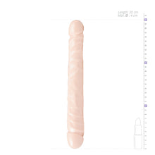 Lade das Bild in den Galerie-Viewer, Jr. Doppeldildo mit Venenstruktur - 30,48 cm
