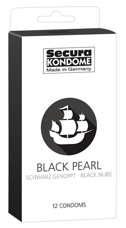 Secura Black Pearl Kondome - 12 Stück