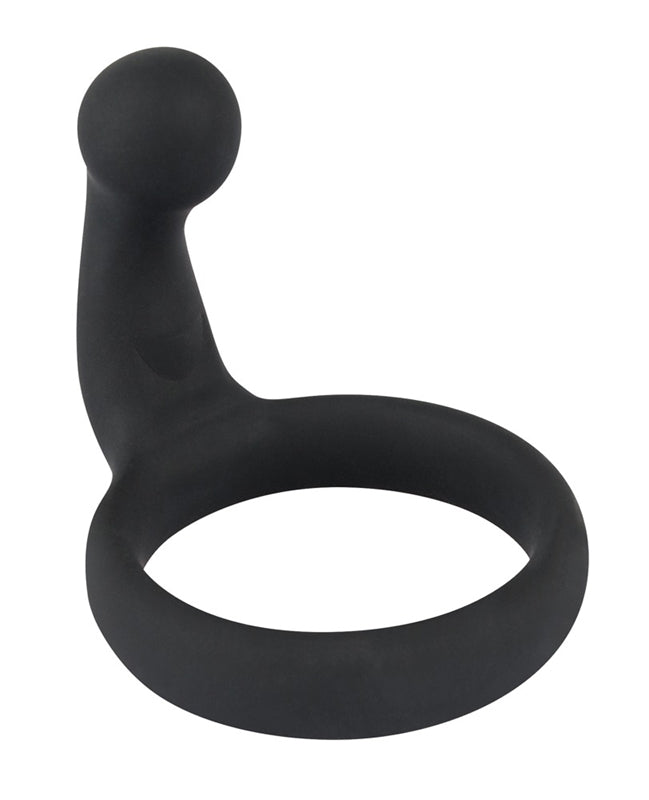 Black Velvet Cockring mit Stimulator