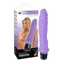 Lade das Bild in den Galerie-Viewer, Großer Vibrator aus Silikon in Violett
