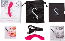 Lade das Bild in den Galerie-Viewer, The Mini Swan Wand Vibrator - Pink
