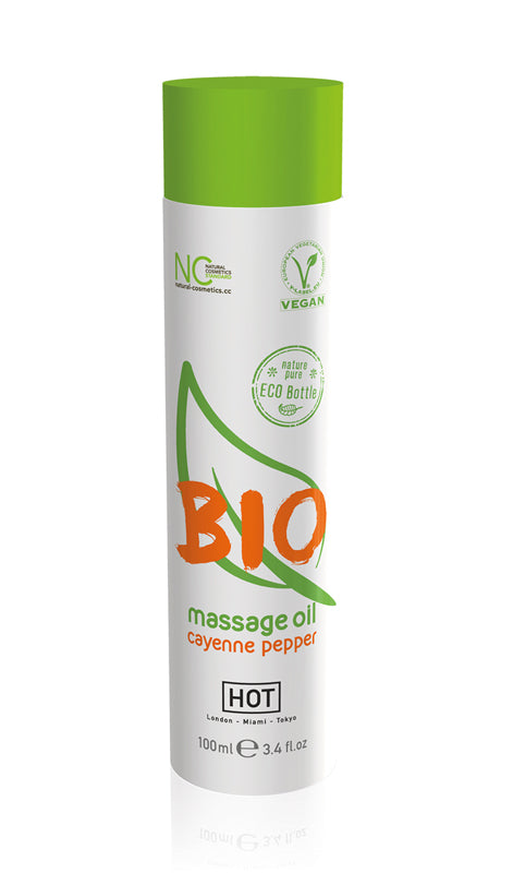 HOT BIO Massageöl Cayenne Pfeffer - 100 ml