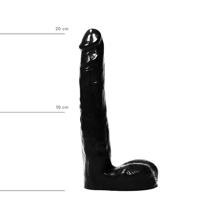 Realistischer Dildo 21 cm - Schwarz