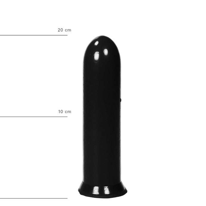 All Black Dildo 19,5 cm - Schwarz