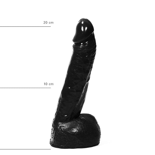 Realistischer Dildo 21 cm - Schwarz