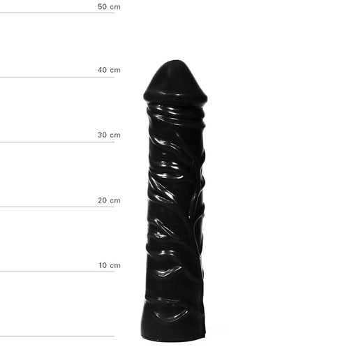 Realistischer XXL Dildo 33 cm - Schwarz