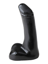 Lade das Bild in den Galerie-Viewer, All Black realistischer Dildo schwarz - Extra klein
