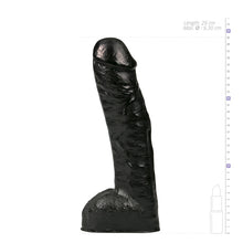 Lade das Bild in den Galerie-Viewer, Realistischer Dildo 29 cm - Schwarz
