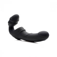 Lade das Bild in den Galerie-Viewer, Slim Rider Strapless Strap-on Vibrator - Schwarz
