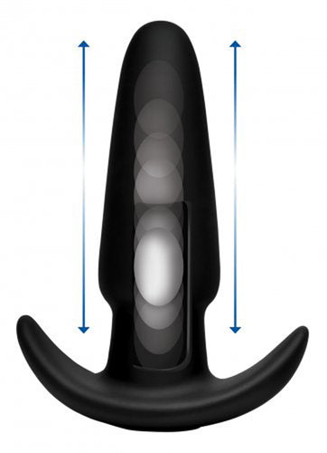 Thump-It Curved Buttplug aus Silikon - Medium