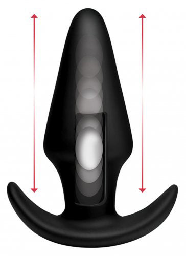 Thump-It Curved Buttplug aus Silikon - Groß