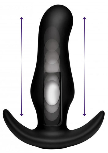 Thump-It Curved Buttplug aus Silikon