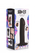 Lade das Bild in den Galerie-Viewer, Squeeze-It Phallic Dildo - Schwarz
