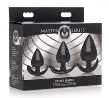 Lade das Bild in den Galerie-Viewer, Triple Spades 3-teiliges Analplug Set
