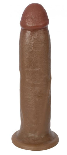 22 cm Realistischer Dildo mit Saugnapf - Braun