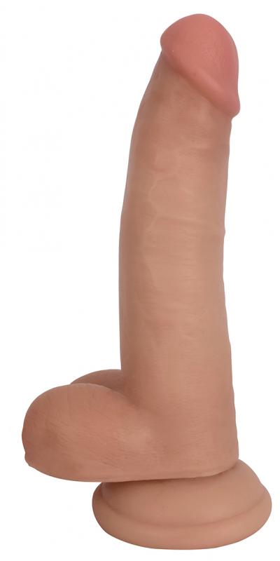 21 cm Realistischer Dildo mit Hodensack - Hautfarben