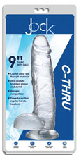 Lade das Bild in den Galerie-Viewer, Jock C-Thru Transparenter Dildo - 27 cm
