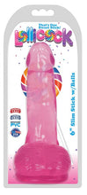 Lade das Bild in den Galerie-Viewer, Dildo mit Hoden 15 cm - Cherry Ice
