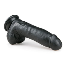 Lade das Bild in den Galerie-Viewer, Realistischer schwarzer Dildo - 20 cm
