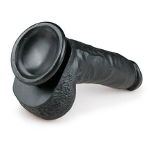 Lade das Bild in den Galerie-Viewer, Realistischer schwarzer Dildo - 20 cm
