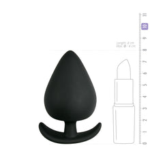 Lade das Bild in den Galerie-Viewer, Schwarzer Anker-Buttplug - Schwarz
