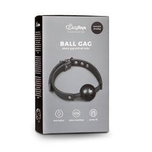 Lade das Bild in den Galerie-Viewer, Ballknebel mit PVC-Ball - Schwarz
