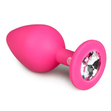 Lade das Bild in den Galerie-Viewer, Diamond Analplug mittlgroß - pink
