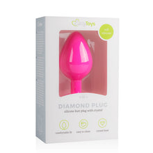 Lade das Bild in den Galerie-Viewer, Diamond Analplug mittlgroß - pink
