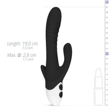 Lade das Bild in den Galerie-Viewer, Stellar Vibe Rabbit Vibrator - schwarz
