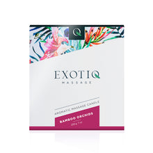 Lade das Bild in den Galerie-Viewer, Exotiq Massagekerze Bamboo Orchids - 200g
