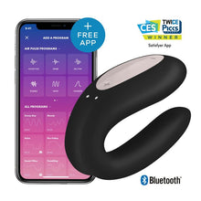 Lade das Bild in den Galerie-Viewer, Satisfyer Double Joy Paarvibrator - Schwarz
