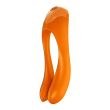 Lade das Bild in den Galerie-Viewer, Satisfyer Candy Cane Fingervibrator - Orange
