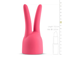 Lade das Bild in den Galerie-Viewer, MyMagicWand Bunny Vibratoraufsatz - Pink
