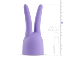 Lade das Bild in den Galerie-Viewer, MyMagicWand Bunny Vibratoraufsatz- Lila
