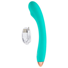 Lade das Bild in den Galerie-Viewer, G-Punkt schlanker flexibler Vibrator - Türkis
