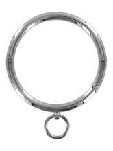 Lade das Bild in den Galerie-Viewer, Halsband aus Stahl mit Ring
