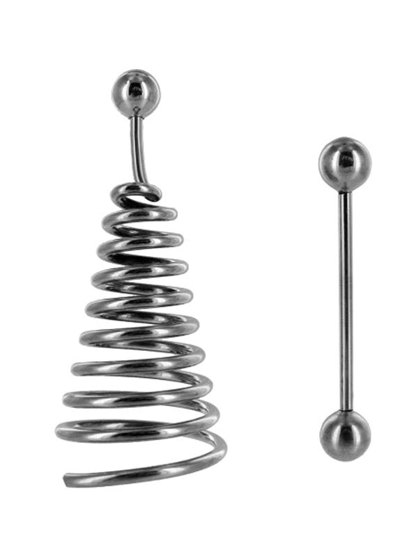 Spiralförmige Nippelklemme mit Kügelchen