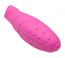 Lade das Bild in den Galerie-Viewer, G-Punkt Fingervibrator aus Silikon in Pink
