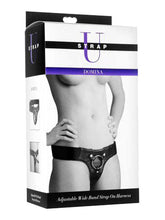 Lade das Bild in den Galerie-Viewer, Strap-on Harness aus Leder in Schwarz
