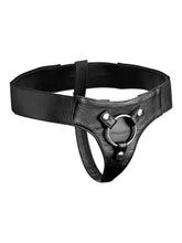 Lade das Bild in den Galerie-Viewer, Strap-on Harness aus Leder in Schwarz
