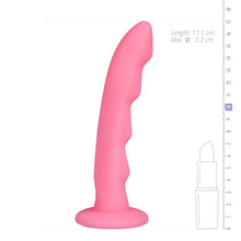 Lade das Bild in den Galerie-Viewer, Ripples Umschnalldildo - Pink
